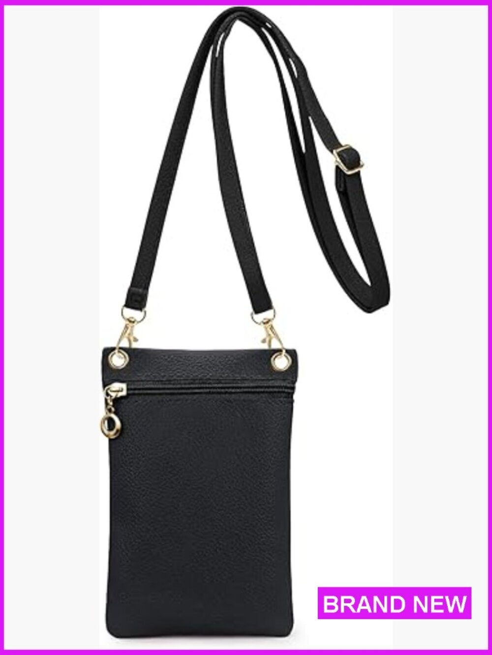 PU Leather Crossbody Phone Bag Mini Shoulder Purse for Women Y2K Chic